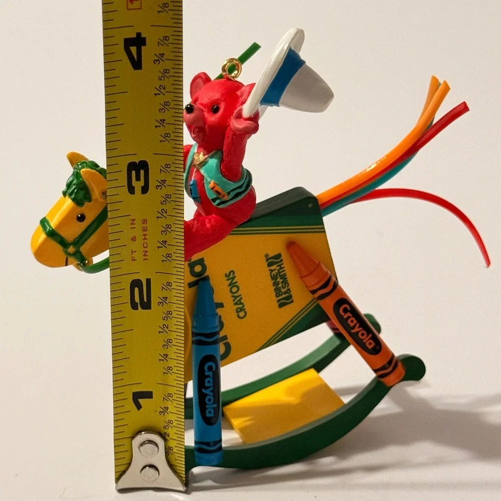 Hallmark Keepsake Crayola Crayon Ornaments Lot 1989-1997 Collector Series 7pc
